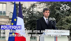 À Viry-Châtillon, Gabriel Attal annonce des mesures pour lutter contre les violences des mineurs