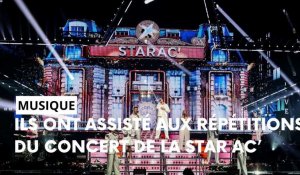 Des spectateurs VIP aux répétitions du concert de la Star Academy à Reims