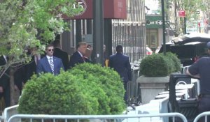 New York: Donald Trump est en route pour le tribunal