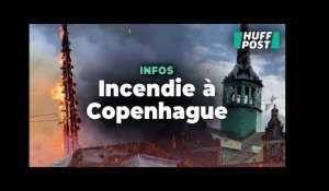 Au Danemark, l’incendie de la Bourse rappelle Notre-Dame en feu