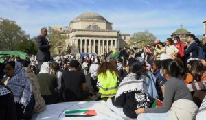 États-Unis : les étudiants de Columbia continuent de manifester leur soutien aux Palestiniens