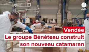 VIDÉO. Le groupe Bénéteau construit son nouveau catamaran en Vendée