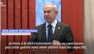 Netanyahu exclut de libérer des "milliers de terroristes" palestiniens contre les otages