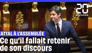 Le résumé du discours de politique générale de Gabriel Attal