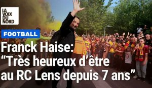 Franck Haise très heureux d'être au RC Lens depuis sept ans