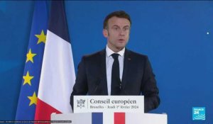 REPLAY : prise de parole d'Emmanuel Macron à l'issu du sommet extraordinaire consacré aux agriculteurs à Bruxelles