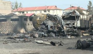 Kenya : images des dégats après l'incendie meurtrier qui a fait au moins deux morts à Nairobi