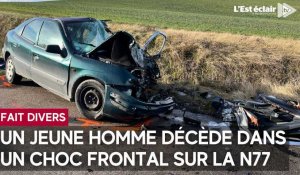 Un jeune homme décède dans un choc frontal sur la N77