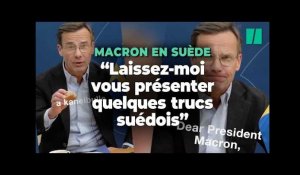 Les conseils (très drôles) du premier ministre suédois souhaitant la bienvenue à Macron