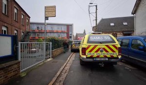 Des enfants d'une école primaire paniquent en voyant un camarade vomir