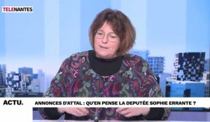 VIDEO. Annonces d'Attal : qu'en pense la députée Sophie Errante ?