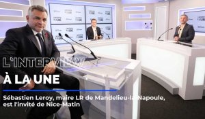 Sébastien Leroy, maire LR de Mandelieu-la-Napoule, est l'invité de L'Interview à la une 