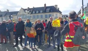 Plusieurs dizaines de manifestants contre l'usine Rockwool à Soissons