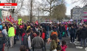 VIDEO. Grève de la fonction publique : manifestation des enseignants à Nantes ce mardi matin