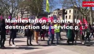 VIDÉO. Une centaine de personnes rassemblées à Niort « contre la destruction du service public »
