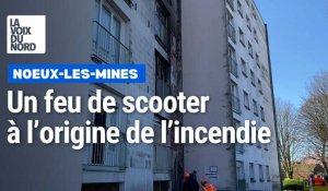 Nœux-les-Mines : un feu de scooter à l’origine de l’incendie qui a touché un immeuble