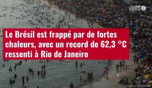 VIDÉO. Le Brésil est frappé par de fortes chaleurs, avec un record de 62,3 °C ressenti à Rio de Jane