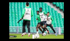 L'entraînement du mardi 19 mars à Geoffroy-Guichard