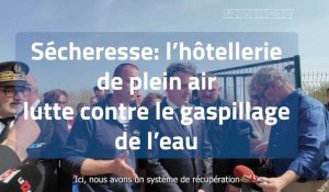 Sécheresse: l'hôtellerie de plein air lutte contre le gaspillage de l'eau