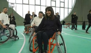 JO-2024 : Anne Hidalgo inaugure l'Arena de la Porte de la Chapelle à Paris