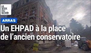 Sur le chantier du nouvel EHPAD de la Vie Active, à Arras