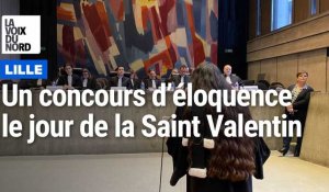 Le jour de la Saint Valentin, de jeunes avocats passaient un concours d’éloquence à Lille