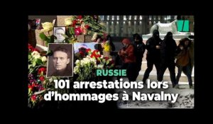 Une centaine de personnes arrêtées en Russie lors d’hommages à Navalny