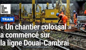 Gros travaux sur la ligne SNCF entre Cambrai et Douai