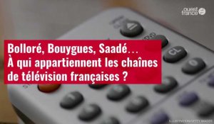 VIDÉO. Bolloré, Bouygues, Saadé… À qui appartiennent les chaînes de télévision françaises