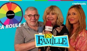 EN FAMILLE : Jeanne Savary, Yves Pignot et Marie Vincent tournent la roue