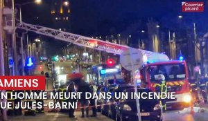 Un incendie rue Jules-Barni à Amiens fait un mort