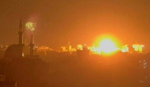 Gaza : une frappe israélienne illumine le ciel au-dessus de Rafah
