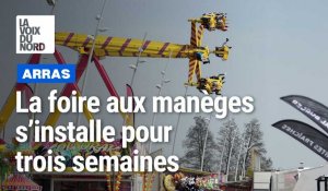 La foire aux manèges d'Arras s'installe pour trois semaines