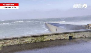 VIDEO. Tempête Nelson : une mer agitée à la pointe de Mousterlin