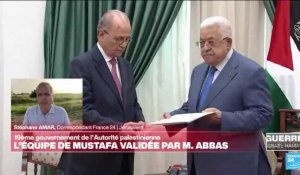 Le président de l'Autorité palestinienne approuve un nouveau gouvernement