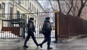 Attaque de Moscou: images à l'extérieur du tribunal où devraient comparaître les suspects