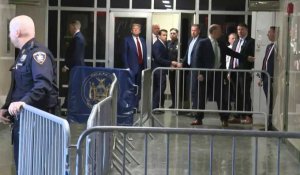 Trump quitte le tribunal de New York après son audition