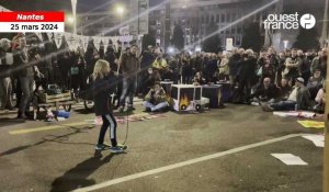 VIDEO. Un an après Sainte-Soline, ils sont venus dire à Nantes que le combat continue