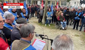 VIDEO. Plus de 200 retraités défilent à Saint-Nazaire pour le pouvoir d’achat 