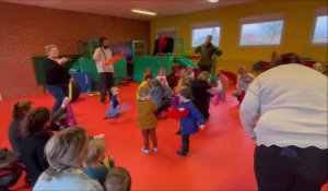 Ham-en-Artois : la crèche et l'école participent à un atelier cirque