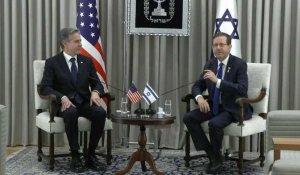 Le chef de la diplomatie américaine reçu par le président israélien