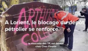 VIDEO. A Lorient, le blocage du dépôt pétrolier se durcit