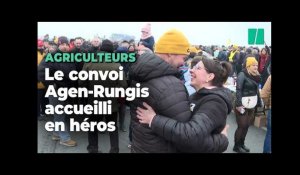 Le convoi d’agriculteurs du Sud-Ouest accueilli en « héros » en Dordogne