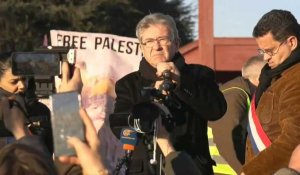 Mélenchon participe à Génève à un rassemblement pour un cessez-le-feu à Gaza