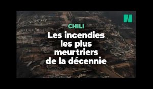 Les incendies au Chili font au moins un cinquantaine de morts