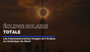 Les impressionnantes images de l'éclipse solaire totale en Amérique du Nord