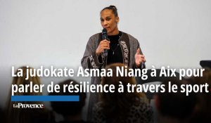 La judokate Asmaa Niang à Aix pour parler de résilience à travers le sport 