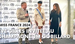 Miss France au champagne JM Gobillard à Dizy