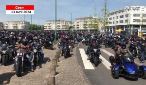 VIDÉO. Les motards prennent le départ d’un défilé dans Caen contre le contrôle technique 