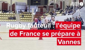 Jeux paralympiques : l'équipe de France de rugby fauteuil en stage à Vannes
